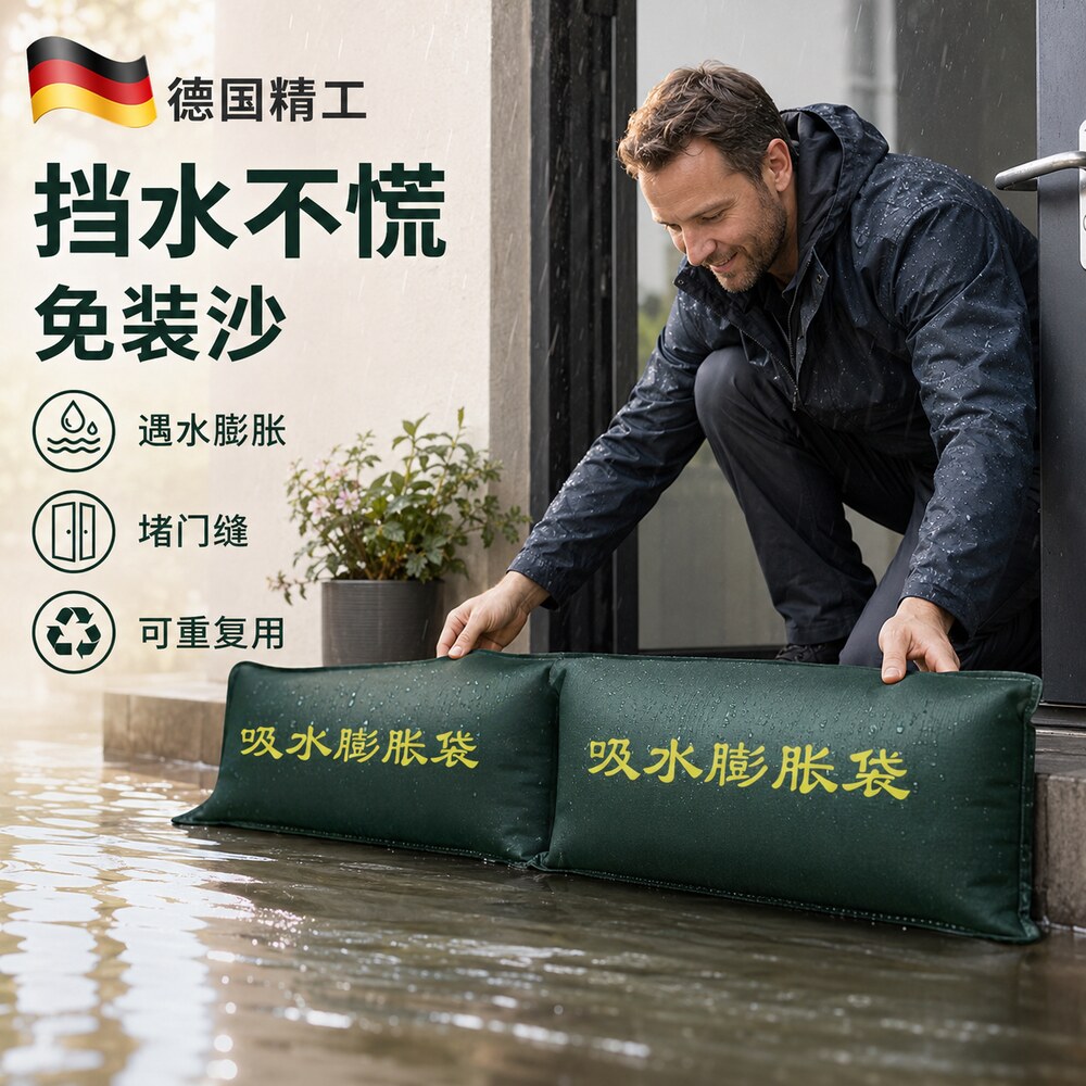 防洪防汛吸水蓬胀袋抗洪