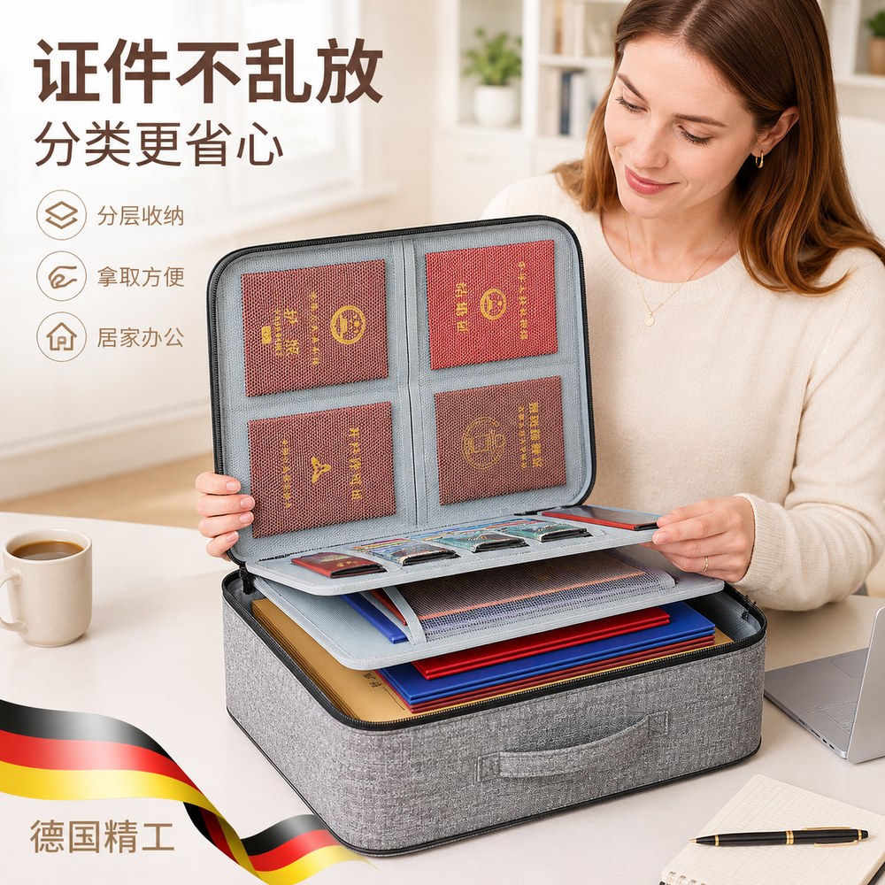 日本证件收纳包盒家用家