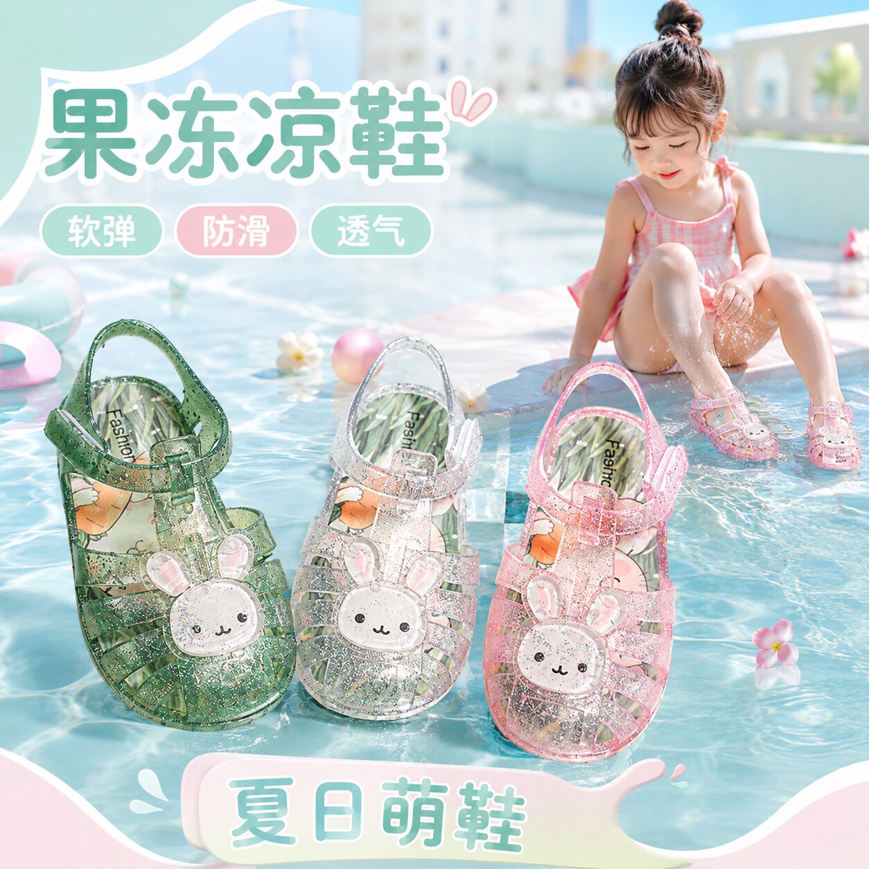 女童凉鞋夏季新款儿童菠