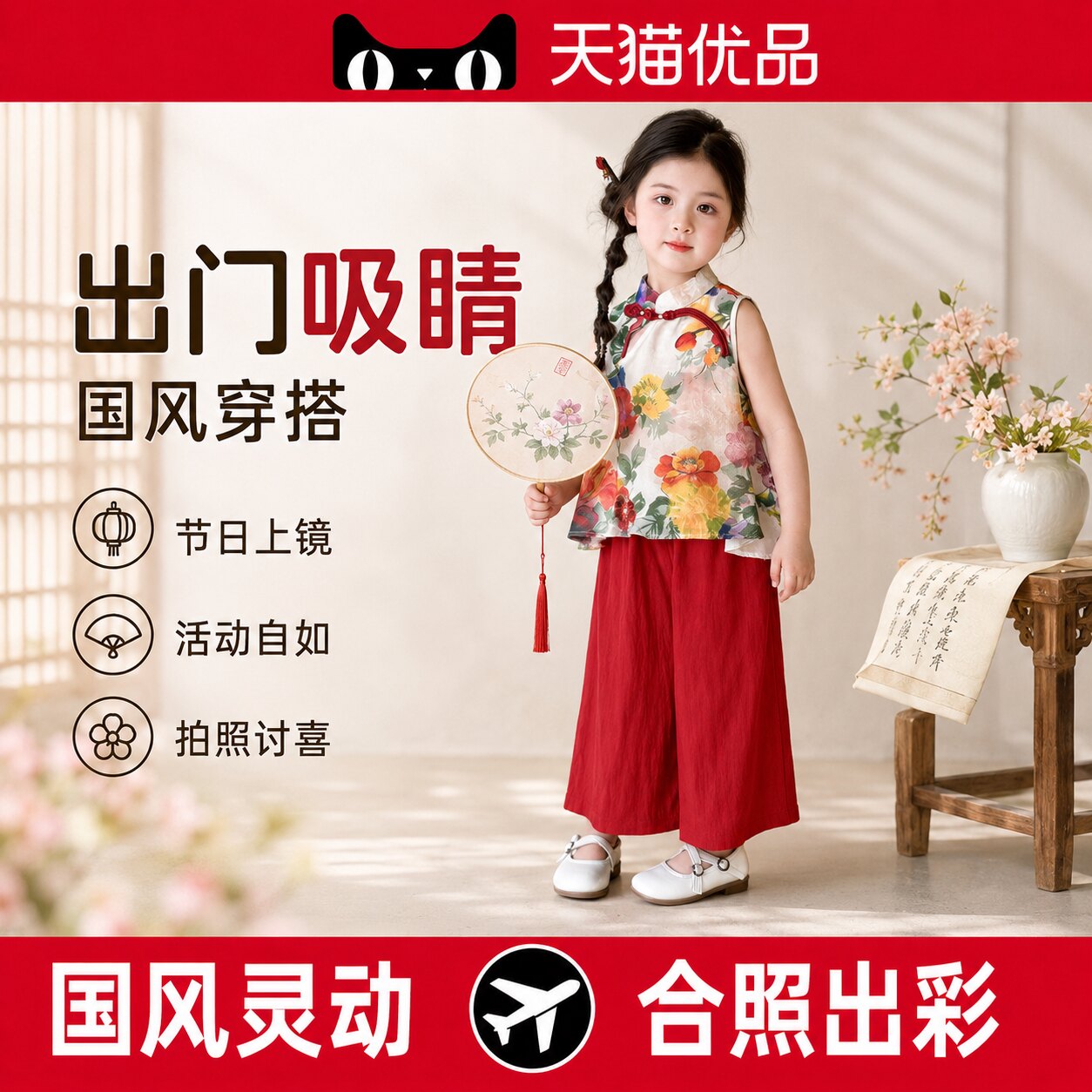 德国LAN汉服女童国风无