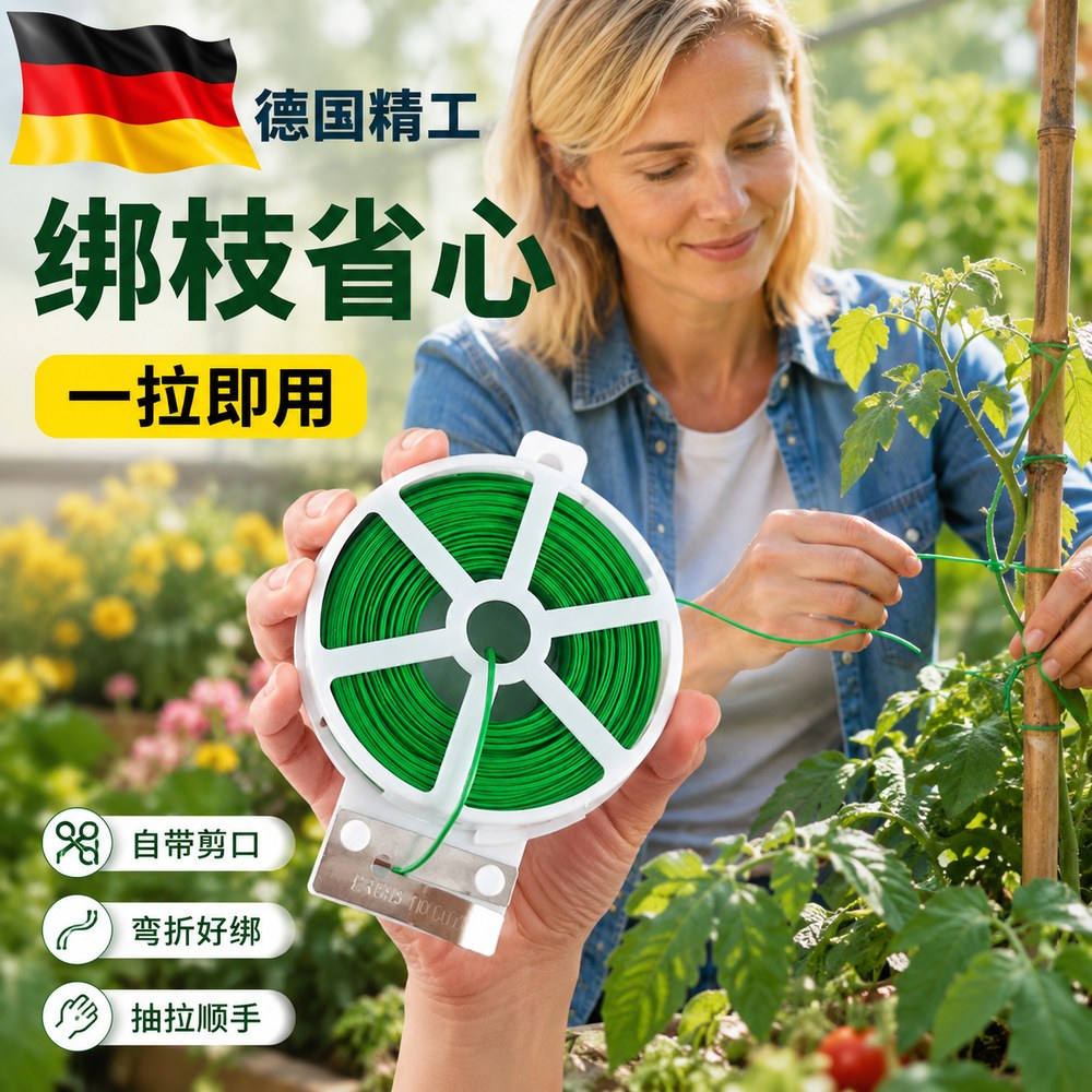 园艺扎线月季爬藤植物固