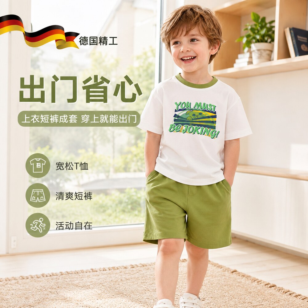 新款2026夏季亲子薄荷透