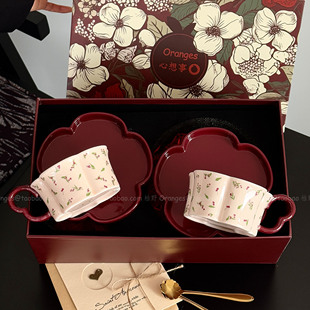 Oranges乔迁新居礼物逃之夭夭陶瓷咖啡杯高档精致结婚送人礼盒装