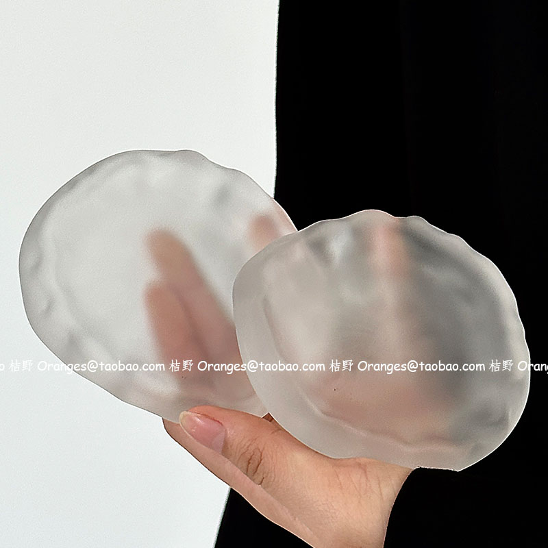 限定小眾中古隨形玻璃杯墊