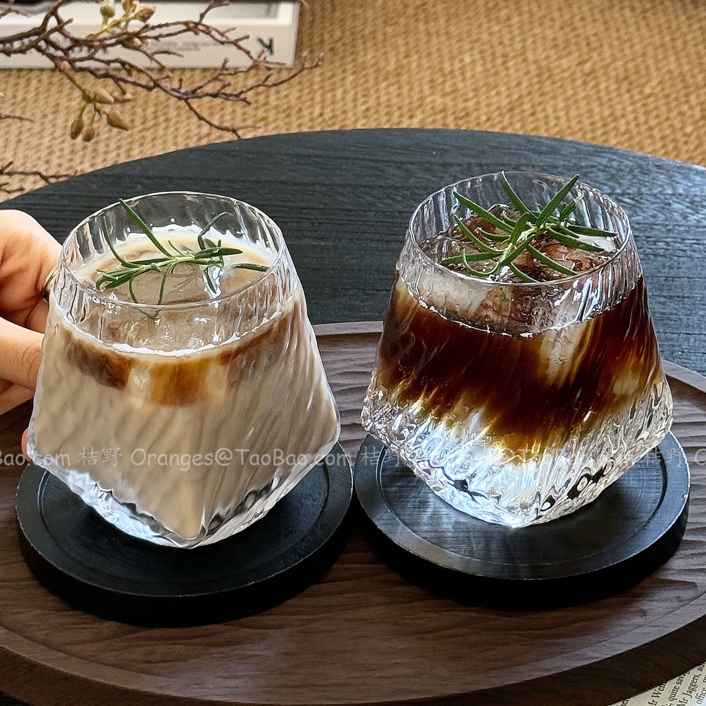 Dirty冷萃冰美式拿铁玻璃杯