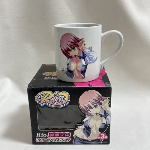 正版Rio RainbowGate彩虹之门莉奥立体马克杯陶瓷杯水杯游戏周边