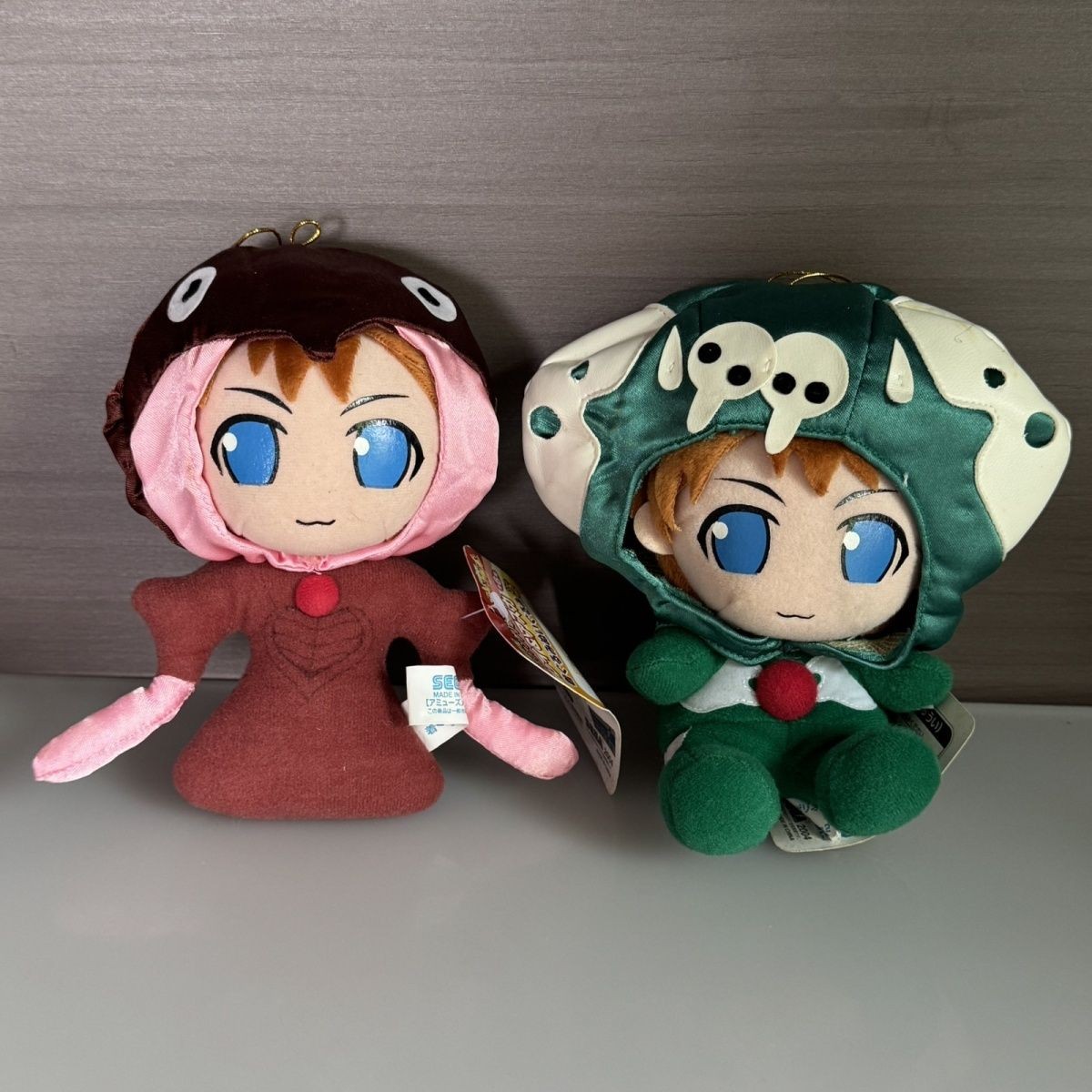 正版官谷eva新世纪福音战士明日香毛绒公仔玩偶使徒稀有收藏周边