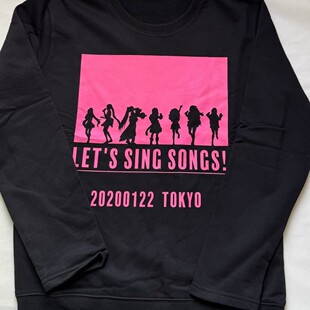 正版Vtuber虚拟主播LIVE演唱会应援服长袖T恤Let's sing songs