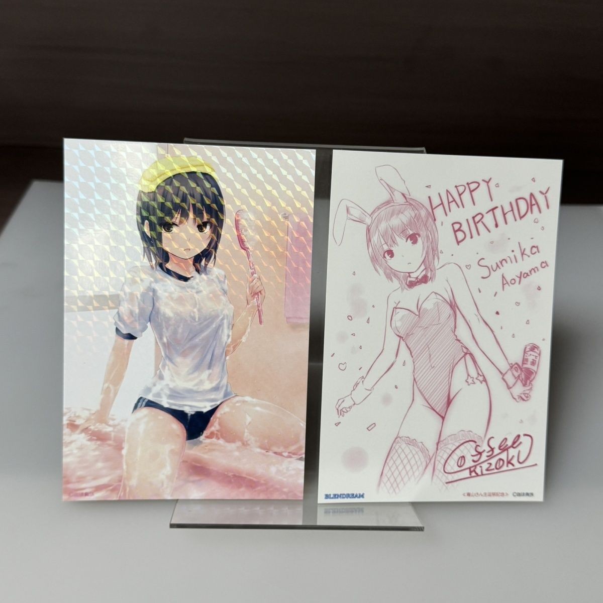 正版官谷咖啡贵族青山澄香明信片特典生日卡动漫周边美少女二次元