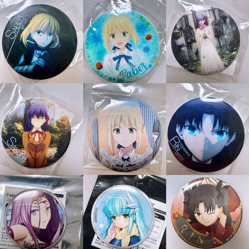 fate staynight fgo吧唧徽章saber间桐樱卫宫家今天的饭动漫周边