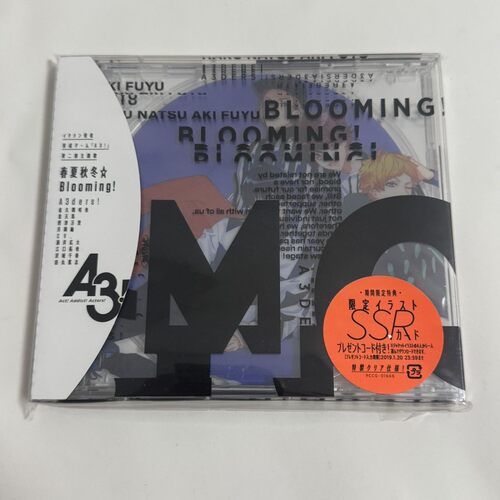 正版A3!满开剧团主题曲音乐碟片春夏秋冬Blooming动漫周边