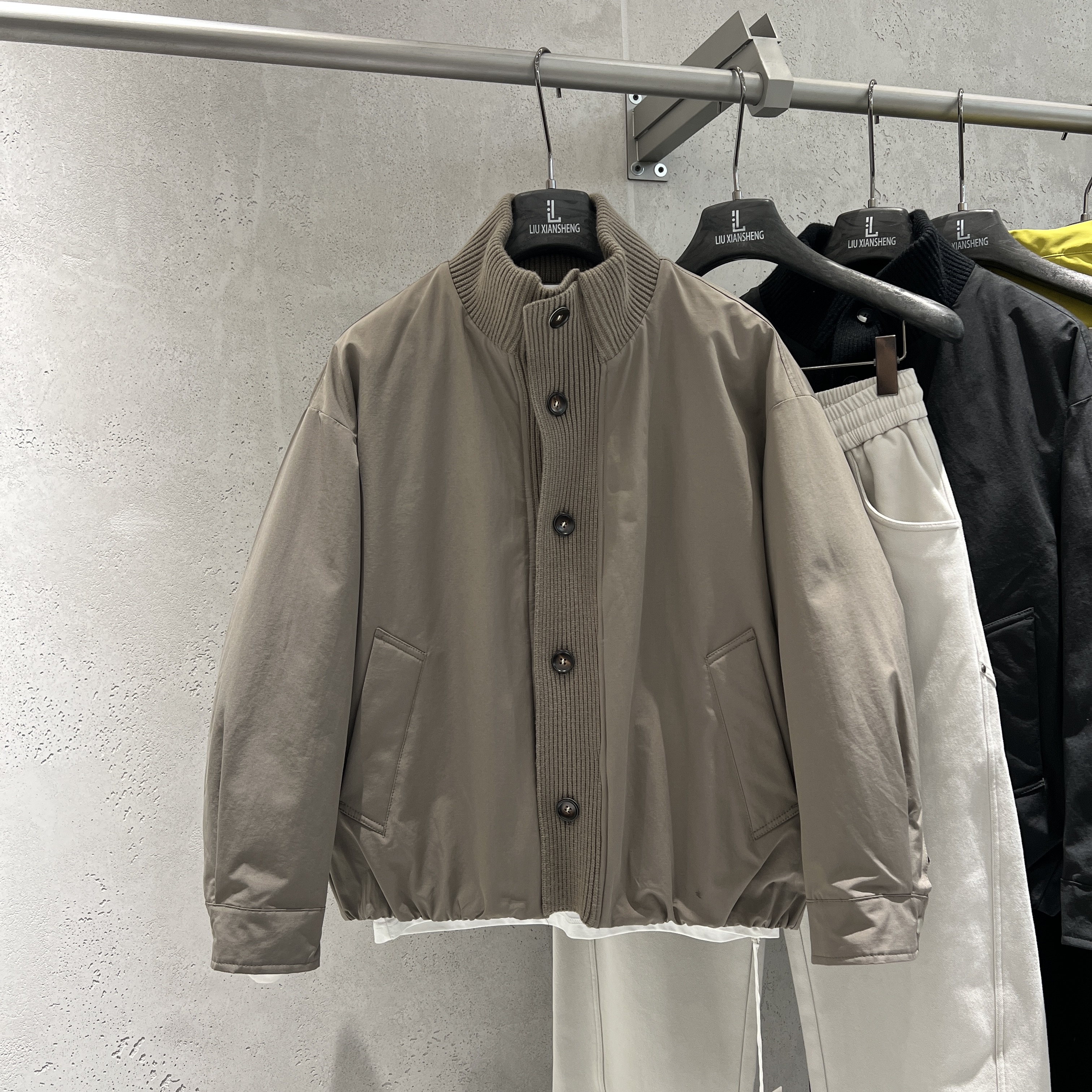 时尚加厚90白鸭绒保暖面包服外套