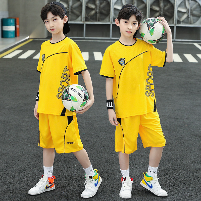 男童球服套装夏装运动足球服炸街