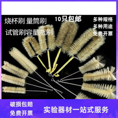试管刷 烧瓶刷 烧杯刷 滴定管刷容器 清洗用毛刷 实验室用 教学