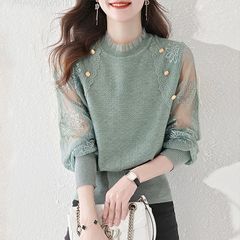 春季2025新款女装小香风针织衫女薄款镂空毛衣短款设计感小众上衣
