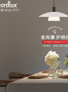 丹麦nordlux诺乐适餐厅吊灯2025新厨房ph5中古可移位Verona椰果灯