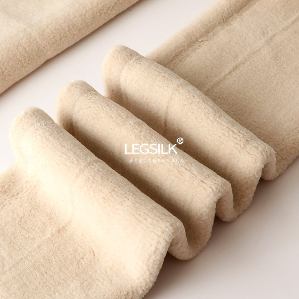 保暖羊胎绒质感加厚柔软踩脚袜