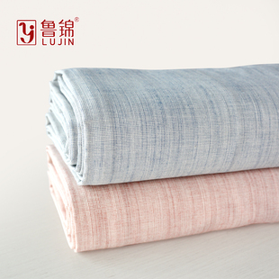 鲁锦纯棉床单老粗布纯色被单通用常规简约全棉单人双人床单瑞云浓
