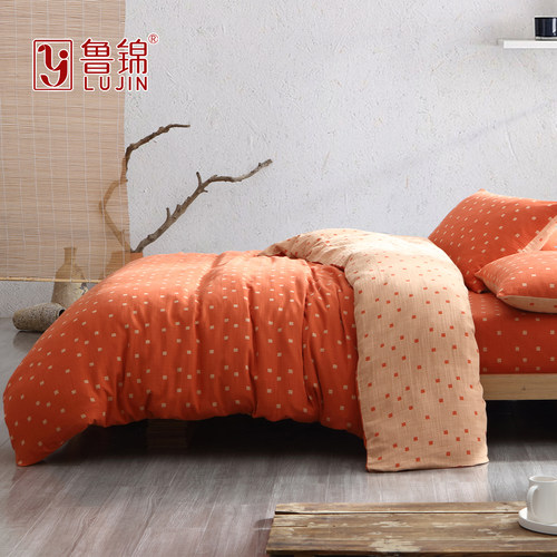 鲁锦全棉被套被罩中式