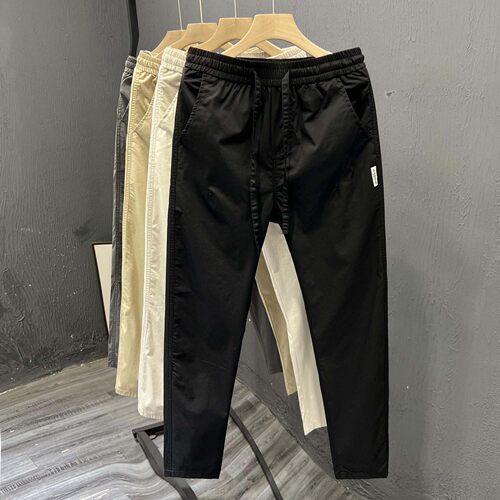 纯色九分裤休闲裤潮牌工装