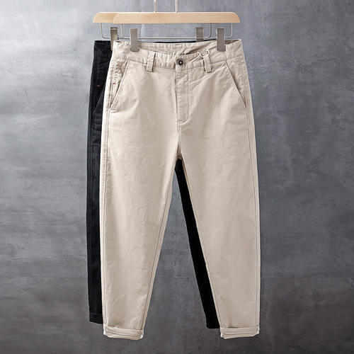 简约九分裤休闲休闲裤