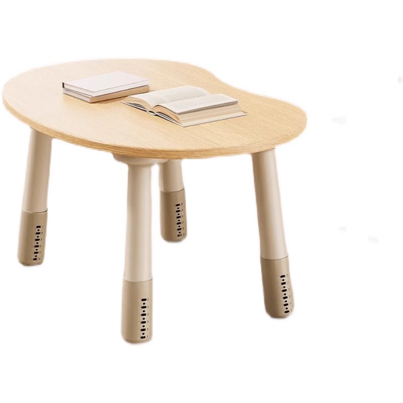 曼龍兒童實木桌椅可升降調節