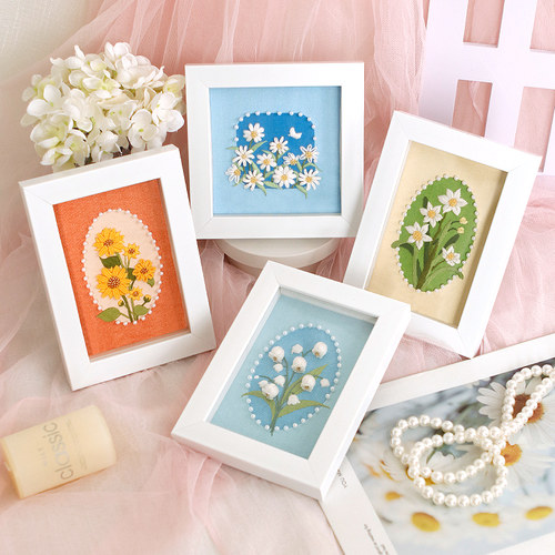 十字绣2022新款小件线绣珠绣