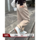 YANGLE_加绒休闲裤 韩系慵懒松弛宽松加厚束脚卫裤 女2025冬季 新款