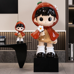 客厅装饰摆件高级感轻奢风沙发边电视柜旁大型落地装饰品送朋友