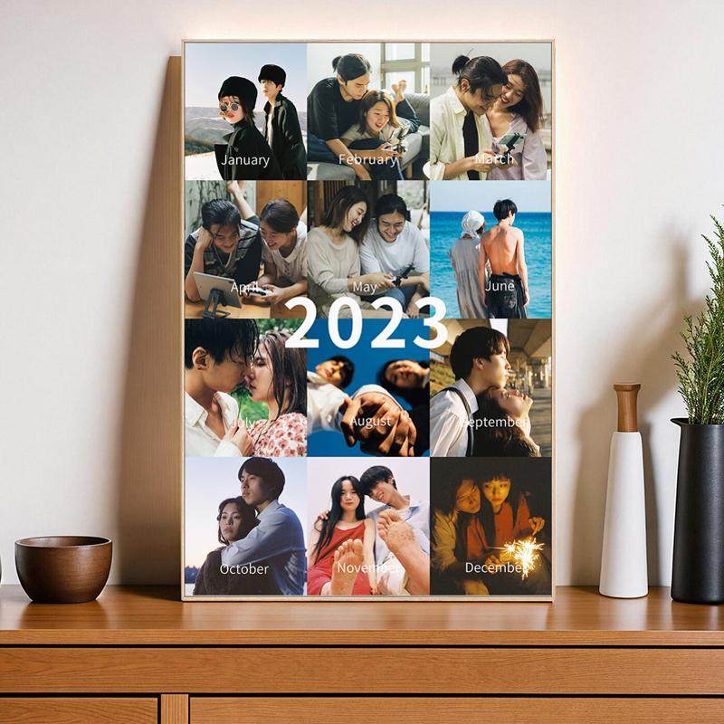 定制情侣挂墙相框摆台多宫格照片婚纱结婚照打印恋爱周年纪念礼物