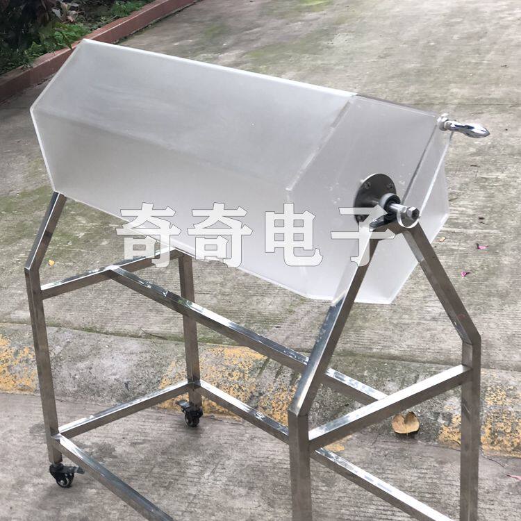 广州奇奇电子厂家订制各类手动摇奖抽奖箱创意大号亚克力摸奖摇奖