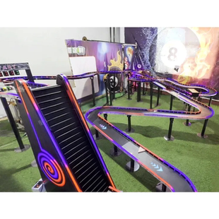 弹球娱乐设备弹珠轨道双色球多人联机弹珠赛道滚珠跑道厂家定制