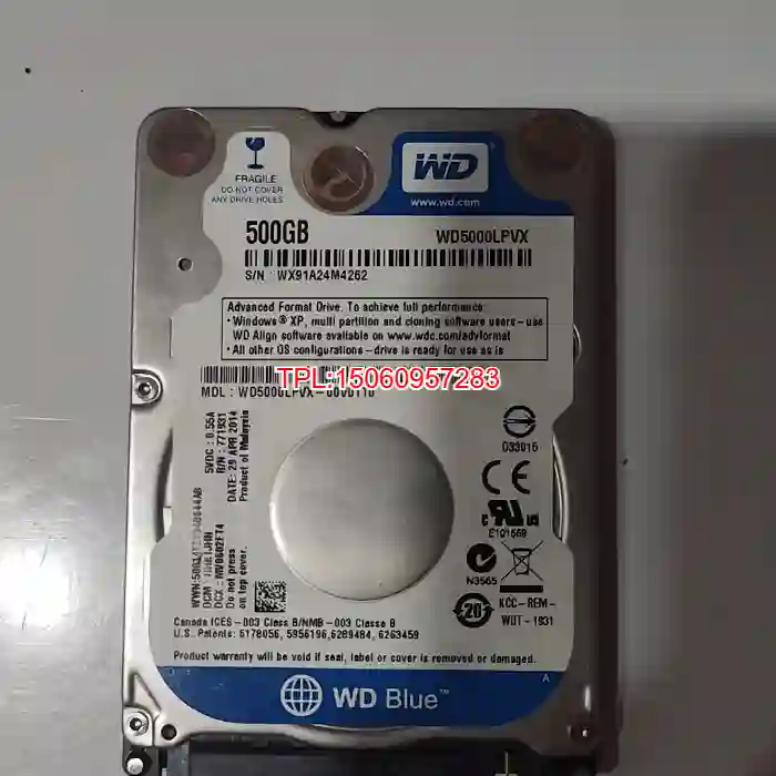 【议价】西数WD5000LPVX机械硬盘500G笔记本2.5
