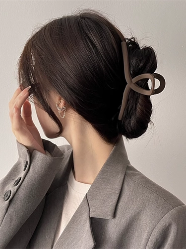 Акриловая большая заколка-крабик, заколка для волос, шпильки для волос, элитная акула, французский стиль, коллекция 2023