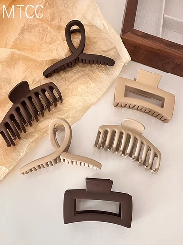 Акриловая большая заколка-крабик, заколка для волос, шпильки для волос, элитная акула, французский стиль, коллекция 2023