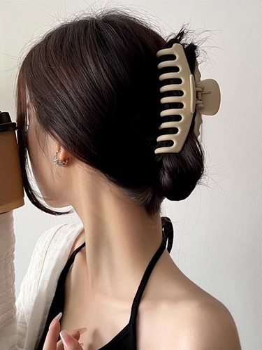 Акриловая большая заколка-крабик, заколка для волос, шпильки для волос, элитная акула, французский стиль, коллекция 2023