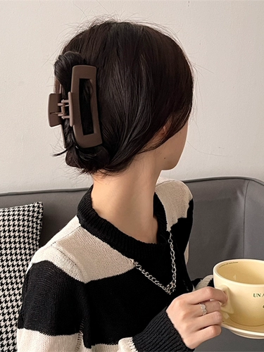 Акриловая большая заколка-крабик, заколка для волос, шпильки для волос, элитная акула, французский стиль, коллекция 2023