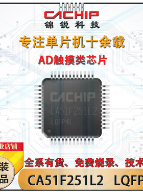 CA51F251L2、CA51F252L2、CA51F253L2 LQFP48锦锐单片机带LCD驱动