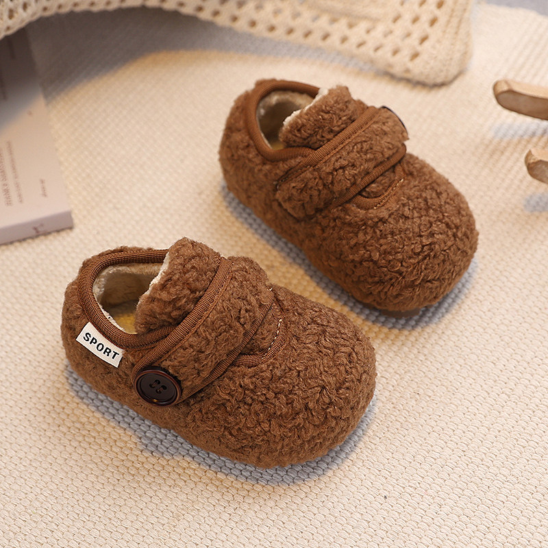 宝宝加绒棉鞋毛毛鞋2025新款男女童加厚婴儿软底学步鞋保暖豆豆鞋,童鞋/婴儿鞋/亲子鞋,学步鞋,淘宝优惠券,粉丝福利购,淘宝优惠卷