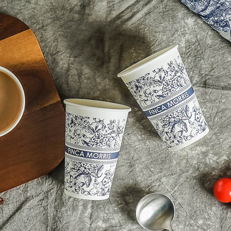 一次性纸杯加厚家用食品级防漏防渗商用办公室咖啡冷热饮茶水杯子