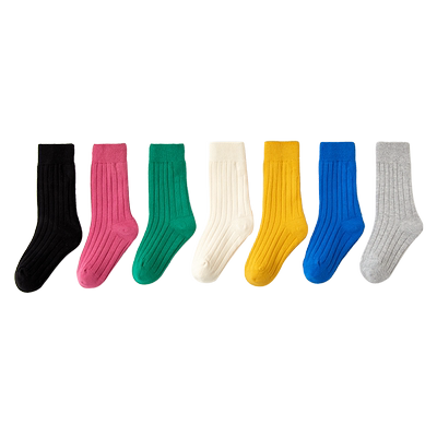 「PairDear黑标」100%棉儿童袜子