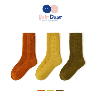 「羊绒+羊毛」松软秋冬儿童袜子