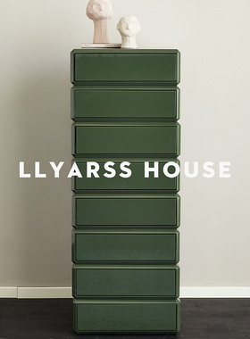 LLYARSS/斗柜/意式极简/八斗柜/烤漆/复古绿色斗柜/SG