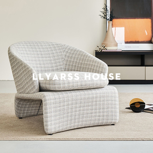 LLYARS利亚斯客厅单人轻奢网红意式设计师休闲椅阳台单HS