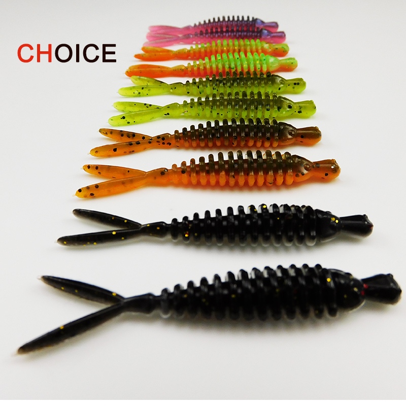 仿生软饵路亚假饵缓沉叉尾