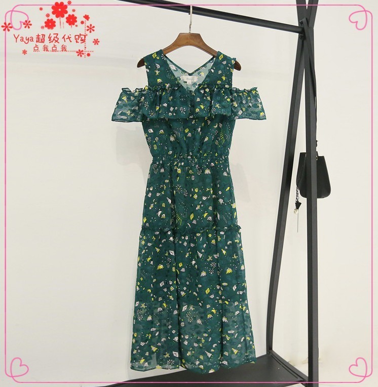 Roem´ú¹ºÅ®×°2018ÏÄ×°ÇïìÚVÁì¶¼çÐÞÉíË黨³¤¿îÁ¬ÒÂȹRCOW82612S