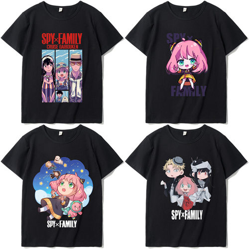 动漫日系二次元SPYxFAMILY间谍过家家阿尼亚短袖t恤衫男女亲子装