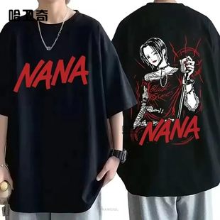 Anime Nana T-shirt动漫世上的另一個我大崎娜娜短袖T恤纯棉衣服