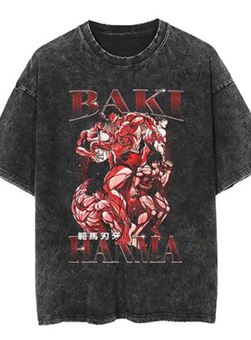2024 Hanma Baki The Grappler Gym Anime Tshirt Menyythkg