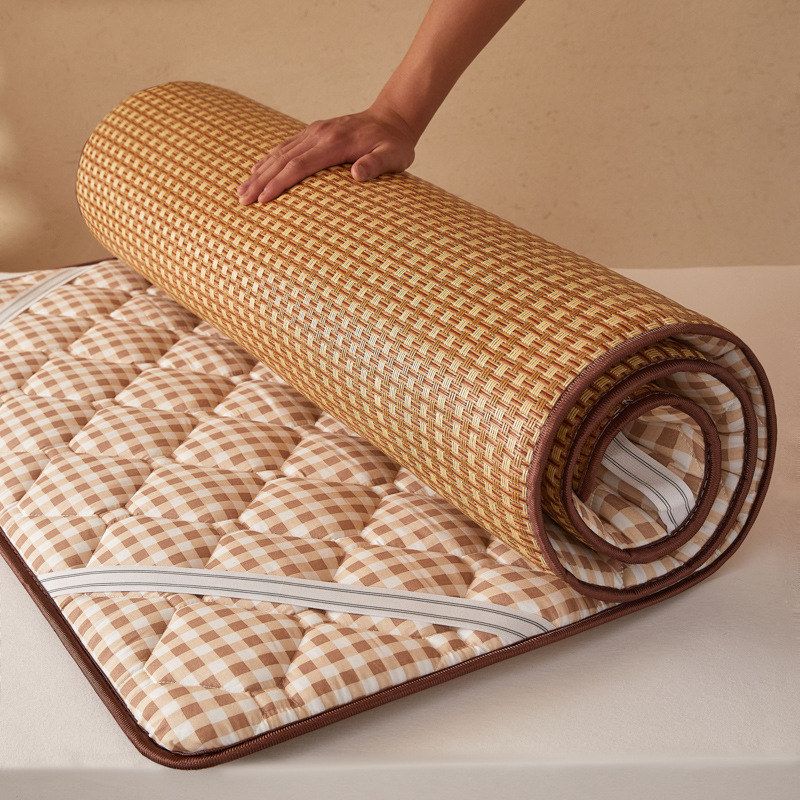 夏季冰藤凉席床垫软垫学生宿舍单人折叠床褥子家用卧室榻榻米垫子